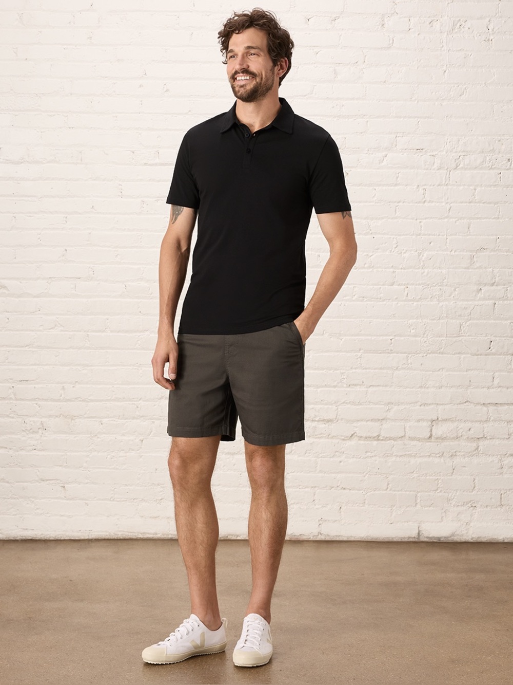 ‼️EUC: Pact Organic Men’s Black Polo Shirt - S